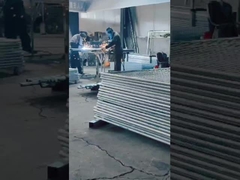 الأسوار المؤقتة ذات الشبكة الماسية 6x10ft الأسوار القابلة للإزالة