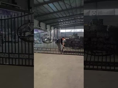 بوابة عالية الجودة سد فولاذي أنبوبي بسيط وأنيق بوابة 2m * 1.8m