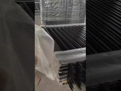 5'X8' سد معدني أنبوبي فولاذي أسود خارجية سد الفولاذ الزنك