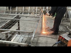 السياج الأوروبي الثلاثي المنحني الحديدي السلكي الحديدي 1.8m BRC شبكة السياج