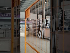 السلامة الخضراء PVC السياج المؤقت للخارج السياج الأمني المغلف