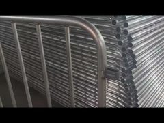 1x2M حواجز التحكم في الحشود من الفولاذ المغلف المعيار الأوروبي