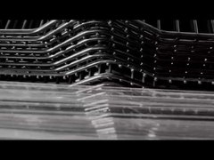 السرعة العالية الحديدية المنحنى الحماية 358 السياج PVC السور المضاد للتسلق مع الشوكة