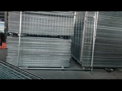 أنابيب إطار 32 ملم 2.1 * 2.4M ألواح السياج المؤقت للطرق السريعة