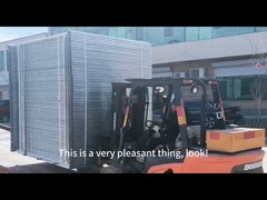 6x10ft القابل للإزالة الفضي الأبيض سلسلة وصلة السياج المؤقت