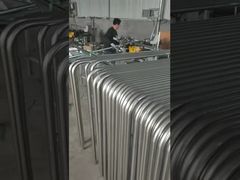 الفولاذ المقاوم للتسلق الحاجز القوي للسيطرة على الحشود