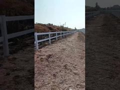 3 سكة حديدية سلك شبكة السياج الصديقة للبيئة الفينيل الأبيض حصان السياج لوحة