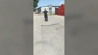 سياج ربط سلسلة مطلي بـ PVC 5 مم للملاعب