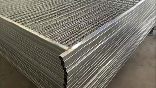 حل السياج الساحلي لوحة شبكية مطلية بطبقة من PVC مقاومة للصدأ
