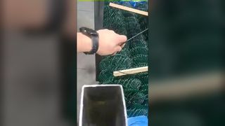 سياج ربط سلسلة متين مطلي بالـ PVC لتوفير أقصى درجات الأمان
