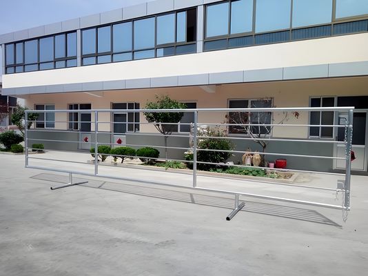 12 Ft Heavy Duty Galvanized Metal Round Pen Cattle Corral Livestock Farm Fence Panels