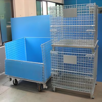 Heavy Duty Durable Galvanized Steel Folding Storage Cages
