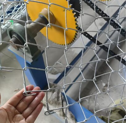 2.0M Height Corrosion Resistant Hot Dipped Galvanized Diamond Chain Link Fence for Security and Industrial Use