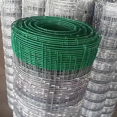 شبكة حظيرة الماشية من الحديد الصلب المقاوم للتآكل بطول 100 متر سهلة التجميع للزراعة والثروة الحيوانية