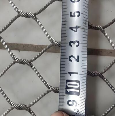 304 سلك الحبل من الفولاذ المقاوم للصدأ مع 7x19 نمط النسيج للسياج الوقائي الدائم والمقاوم للصدأ
