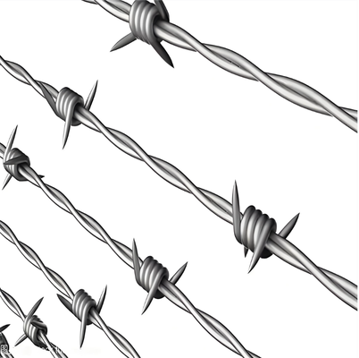 BTO-22 Hot Dipped Galvanized Razor Barbed Wire with 14 Gauge Core Wire and 450mm Coil Diameter for Border Protection